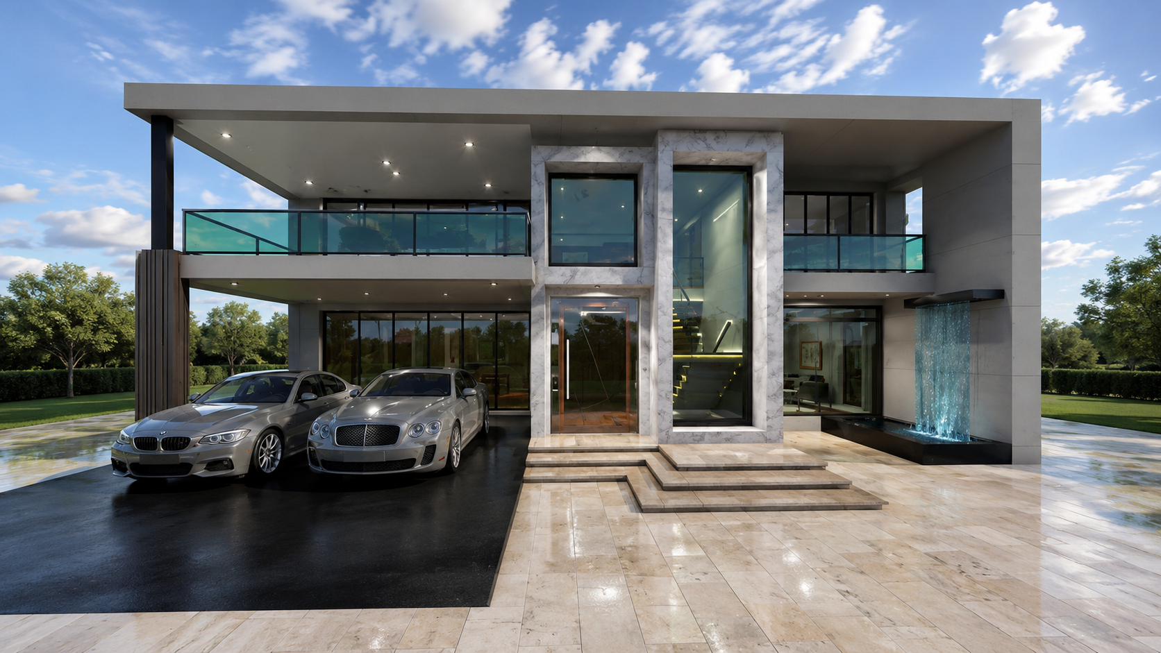 Signature residence — Front elevation